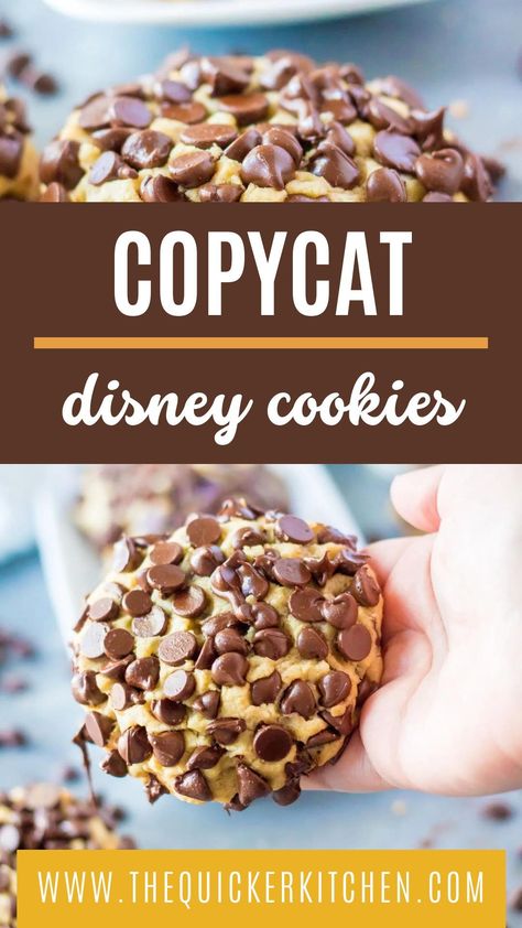 Chip City Cookies Copycat, Disney Copycat Cookie Recipes, Mcdonaldland Cookies, Copycat Chocolate Chip Cookies, Copycat Gideon's Bakehouse Chocolate Chip Cookies, Gideon Chocolate Chip Cookie Recipe, Gideon Chocolate Chip Cookies, Gideons Chocolate Chip Cookie Recipe, Chocolate Chip Explosion Cookies