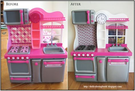 Our Generation Kitchen, Og Doll, Toasted Cheese, Pink Shelves, Og Dolls, Doll Kitchen, Cornish Hen, Plastic Mixing Bowls, American Girl Doll House