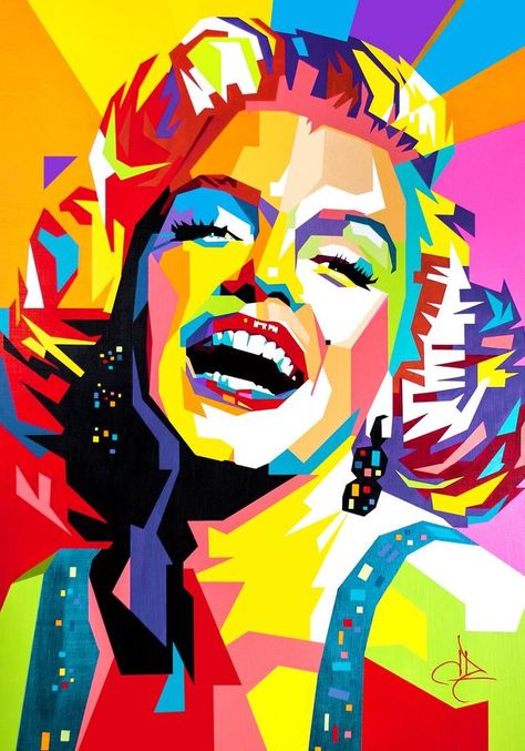 Marilyn - POP-WOW! Painting in 2022 | Pop art portraits, Pop art painting, Pop art images Portrait Celebrity, Pop Art Marilyn, Images Pop Art, Marilyn Monroe Pop Art, Andy Warhol Pop Art, Wpap Art, Pop Art Images, Abstract Portrait Painting, Pop Art Portraits