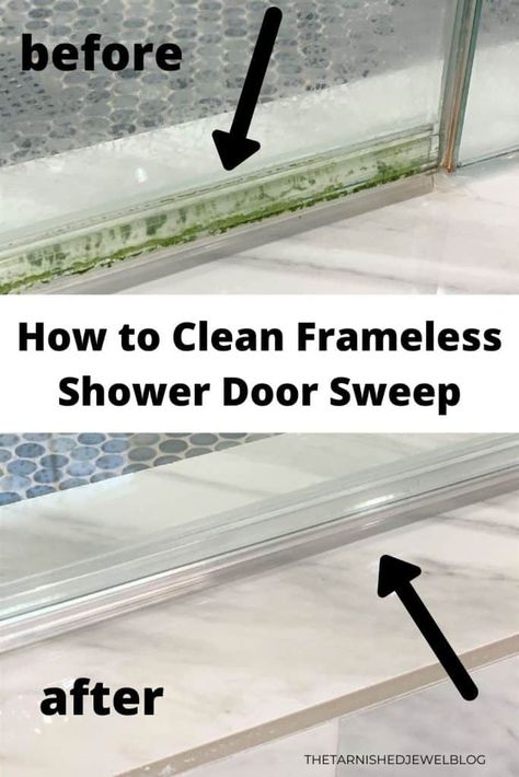 Cleaning Glass Shower Doors, Glass Shower Door Cleaner, Shower Door Cleaner, Cleaning Shower Glass, Shower Mold, Shower Cleaning Hacks, Shower Door Seal, Shower Door Track, Clean Shower Doors