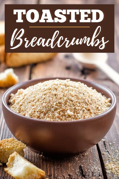 Toasted breadcrumbs have so many uses, and they’re easy to make at home! Learn tips and tricks for making homemade breadcrumbs, and more! Homemade Breadcrumbs, Homemade Bread Crumbs, Leftover Bread, Stale Bread, Quick Easy Dinner, Fresh Bread, Latest Recipe, How To Make Bread, Homemade Bread