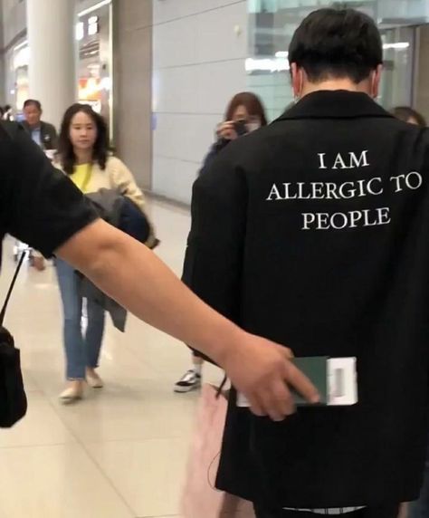 Allergic To People Wallpaper, I Am Allergic To People, Allergic To People, Sarcastic Clothing, Hair Play, Hoodie Quotes, Oversized Tops, Hoodie Aesthetic, Oversized Shirts