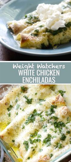 Chicken Enchiladas White Sauce, Weight Watchers Enchiladas, Enchiladas Mexicanas, Enchiladas Potosinas, Healthy Chicken Enchiladas, Enchiladas Chicken, Crockpot Chicken Enchiladas, Recipe Diaries, Enchiladas Healthy