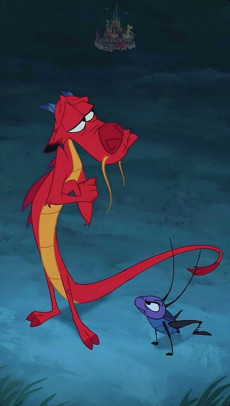 Disney Funny Wallpaper, Mushu Wallpapers, The Incredibles Aesthetic, Mulan Aesthetic Wallpaper, Mushu And Cricket, 90s Tattoos, Mulan Mushu, Nostalgic 90s, Mulan Disney