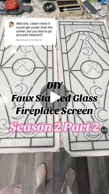 Bedroom Window Painting Ideas, Stained Glass Windows In Homes Vintage, Stained Glass Bookmark Diy, Lotr Stained Glass Art, Stained Glass Studio Ghibli, Wednesday Stained Glass Window, Fairy Stained Glass Patterns, Faux Stained Glass Diy Free Pattern, Studio Ghibli Stained Glass Art