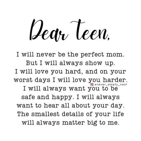 Raising Teenager Quotes, Teenage Daughter Quotes, Letter To My Daughter, My Children Quotes, Mothers Love Quotes, Daughter Love Quotes, Parenting Knowledge, Mother Daughter Quotes, Mom Life Quotes