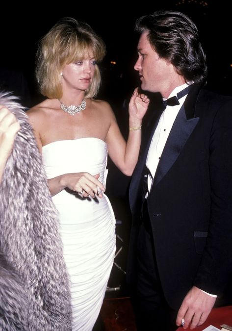 Goldie Hawn & Kurt Russell Through the Years: Then vs Now Goldie Hawn Kurt Russell, Bogie And Bacall, Classic Film Noir, Celebrity Couple, Longest Marriage, Eddie Fisher, Kurt Russell, Then Vs Now, Goldie Hawn