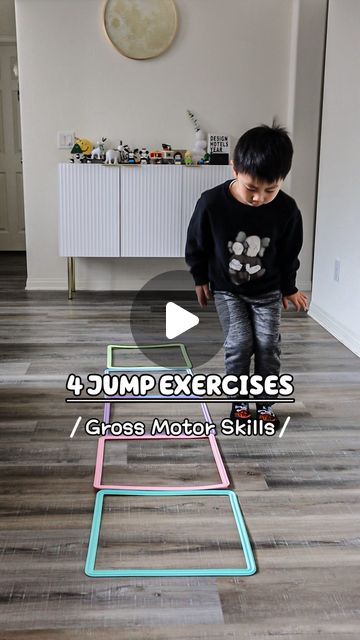 Hopping Activities For Preschoolers, Moro Reflex Integration Exercises, Gross Motor Skills For Preschoolers, Gross Motor Skills Activities, Athletics Training, Jumping Exercises, Gross Motor Activities, Pediatric Therapy, Motor Skills Activities