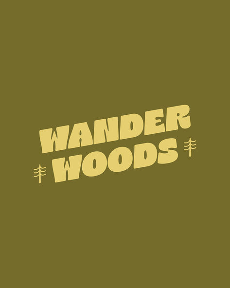 wander woods earthy and ourdoorsy branding and logo design | custom brand identity | custom logo inspo Nature Logos, Rustic Branding, Earthy Logos, Organic Logo Design, Adventure Branding, Clothing Brand Logos, Organic Logo, Sustainable Clothing Brands, Natural Branding