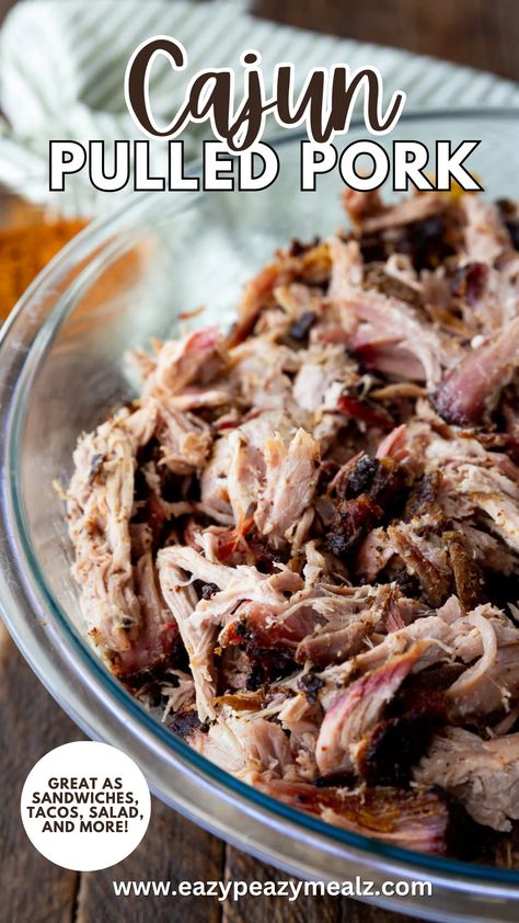 Cajun pulled pork. the best pulled pork, with amazing seasoning, and great flavor. Cooked on a pellet smoker until buttery soft and tender. The Best Pulled Pork, Best Pulled Pork, Pellet Smoker, The Boathouse, Smoked Pulled Pork, Pulled Pork Recipes, Pork Sandwich, Pulled Pork Sandwich, Mouth Watering Food