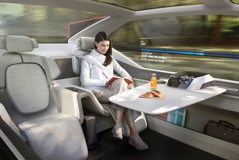 Volvo’s autonomous car is basically architecture with wheels Bmw I, Autonomous Vehicle, Vw Touran, Volvo Cars, Concept Car, Yanko Design, Self Driving, Automotive Design, Electric Cars