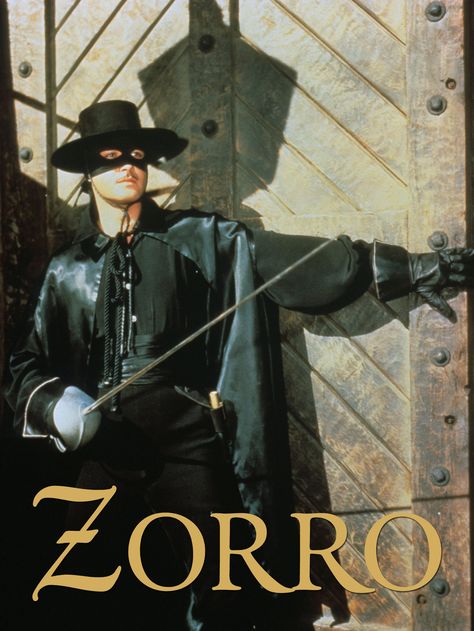 Disney Zorro - Guy Williams as Diego de la Vega/Zorro Zorro Costume, Disney Zorro, The Legend Of Zorro, Guy Williams, The Mask Of Zorro, Hulk Character, Tv Vintage, The Lone Ranger, Tv Westerns