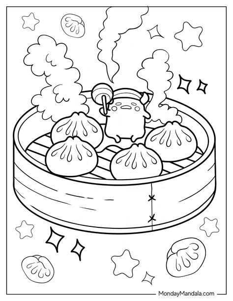 Korean Coloring Pages, Coloring Pages For Adults Unique, Doodle Coloring Pages, Sanrio Coloring, Chibi Coloring, Creation Coloring Pages, Chibi Coloring Pages, Family Coloring Pages, Hello Kitty Colouring Pages