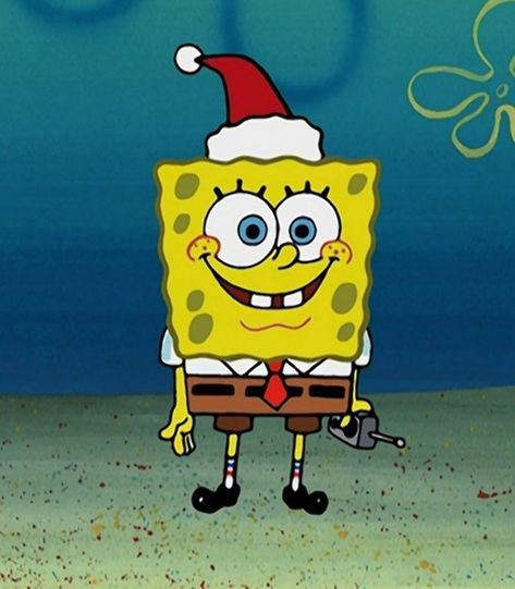 Funny Christmas Pfp, Spongebob Christmas, Calming Room, Happy 25th Anniversary, Spongebob Pics, Spongebob Cartoon, Xmas Wallpaper, Spongebob Wallpaper, Simple Phone Wallpapers