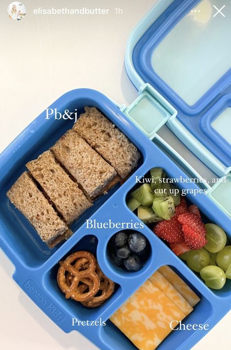 Cold Preschool Lunches, One Year Old Lunches For Daycare, School Lunch For Prek, Tk Lunch Ideas, Lunch Ideas 1st Grader, Kindergarten School Lunch Ideas Picky Eaters, Bentgo Modern Lunch Box Ideas, Snacks For Kindergarteners, School Lunch Kindergarten