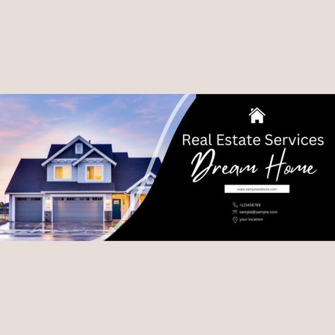 Real Estate Facebook Cover Realtor Canva Realtor - Etsy Australia Real Estate Facebook Cover, Canva Real Estate, Realtor Instagram, Facebook Engagement Posts, Real Estate Agent Gift, Marketing Real Estate, Realtor Branding, Template Black, Facebook Templates