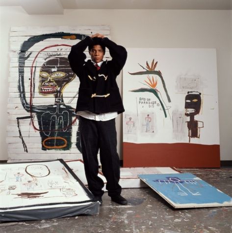 Jean-michel Basquiat Paintings, Jean Basquiat, Michel Basquiat Art, Michael Basquiat, Jm Basquiat, Artist In Studio, Jean Michel Basquiat Art, Basquiat Paintings, Warhol Pop Art