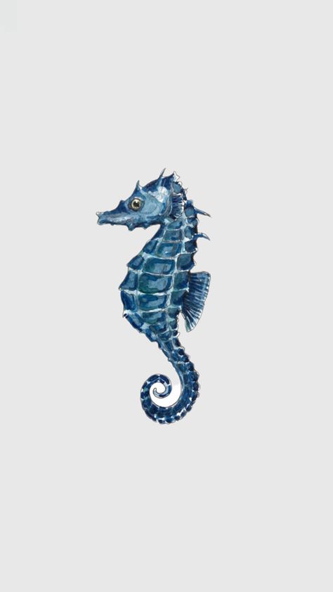 Blue Seahorse, Beach Wall Collage, Easy Crafts To Sell, Blue Tattoo, Paper Background Design, Wallpaper App, Bullet Journal Inspiration, Sea Animals, Blue Aesthetic