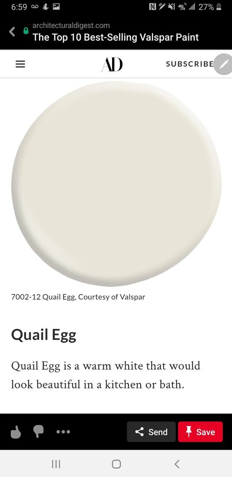 Quail Egg Paint Color, Valspar Quail Egg, Valspar Paint Colors, Valspar Paint, Favorite Paint Colors, Quail Eggs, Pallet Painting, Favorite Paint, Egg Painting