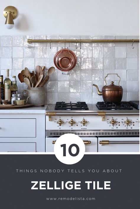 Kitchens With Zellige Tile, Kitchen With Zellige Backsplash, Zellige Tiles Kitchen, Cottage Tile Backsplash, Square Tile Kitchen Backsplash, No Grout Backsplash, Zellige Kitchen Backsplash, Vintage Tile Backsplash, Zellige Kitchen