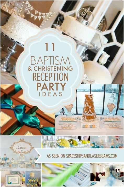 Reception Party Ideas, Christening Dessert Table, Baptism Party Boy, Baptism Reception, Theme Bapteme, Ideas Bautizo, Christening Ideas, Baby Boy Christening, Baptism Decorations