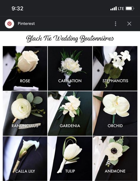 Wedding Boutonnieres, Black And White Wedding Theme, Dresses Quince, White Wedding Theme, Wedding Boutonniere, Bridal Bouquet Flowers, Wedding 2025, Black White Wedding, 16 Dresses