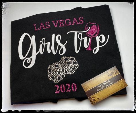 Vegas Trip Shirts, Las Vegas Girls Trip, Bridesmaid Socks, Las Vegas Girls, Vegas Girls Trip, 21st Birthday Shirts, Vegas Birthday, Travel Tshirt, Trip Shirts