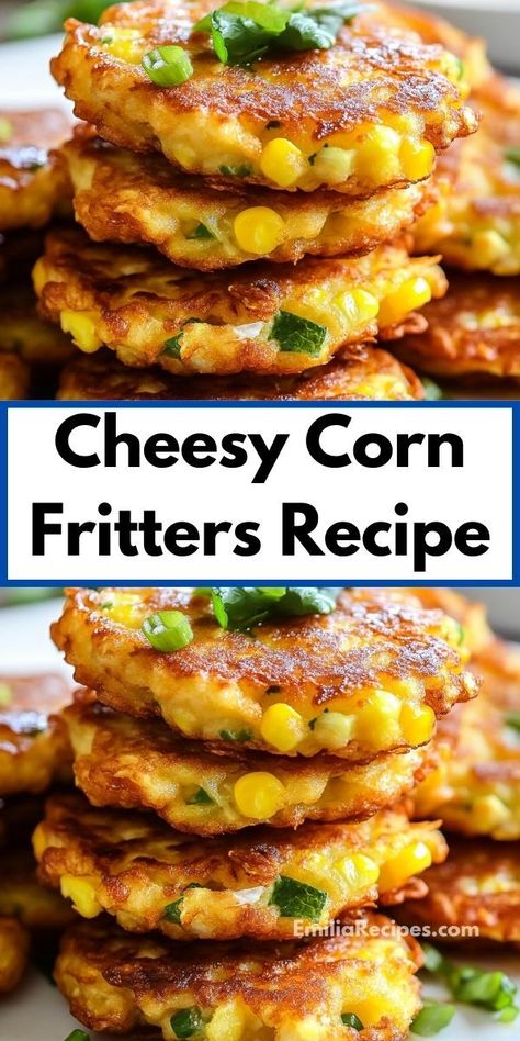 Looking for breakfast ideas? Our Cheesy Corn Fritters Recipe is perfect! Ideal for breakfast or dinner, this recipe offers healthy and easy breakfast ideas. Discover delicious breakfast recipes that kids will enjoy! Cheesy Corn Fritters, Corn Fritters Recipe, Corn Fritter Recipes, Cheesy Corn, Fritters Recipe, Corn Fritters, Fritter Recipes, Corn Recipes, Easy Cheesy