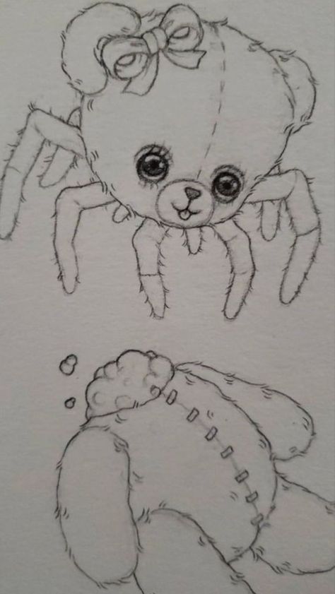 Creepy Drawing Easy, Weird Core Sketches, Creepy Doodles Weird, Dark Doodles Creepy Easy, Weird Sketches Inspiration, Creepy Cute Drawings, Horror Sketches Creepy, Horror Doodles, Scary Doodles