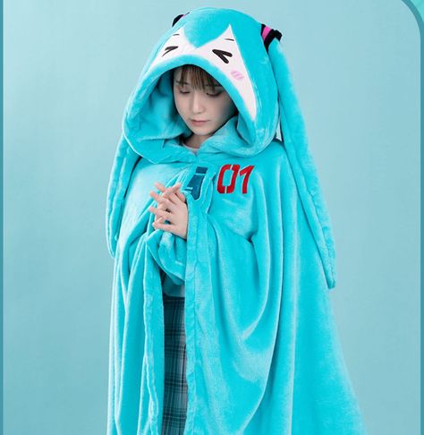 Hatsune Miku Merch, Miku Clothes, Hatsune Miku Cosplay, Hoodie Flannel, Miku Hatsune Chibi, Closet Cosplay, Miku Cosplay, Pillow Blanket, Funko Pops