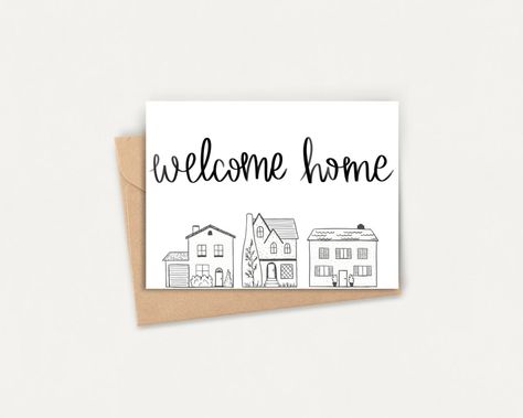 New House Card, Realtor Cards, New Home Greetings, House Card, Housewarming Card, New Home Card, Moving Cards, Home Card, New Home Cards