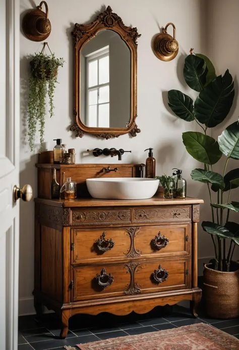 Clawfoot Tub Ideas, Clawfoot Tubs, Boho Bathroom Ideas, Bathroom Makeovers, Tub Ideas, Stone Bathroom, Home Makeover, Daily Rituals, Estilo Boho Chic