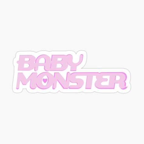 Babymonster Logo Icon, Tatuagem Baby, Babymonster Logo, Photocard Filler, Babymonster Haram, Font Styles Names, Kpop Collage, Babymonster Pharita, Babymonster Rora