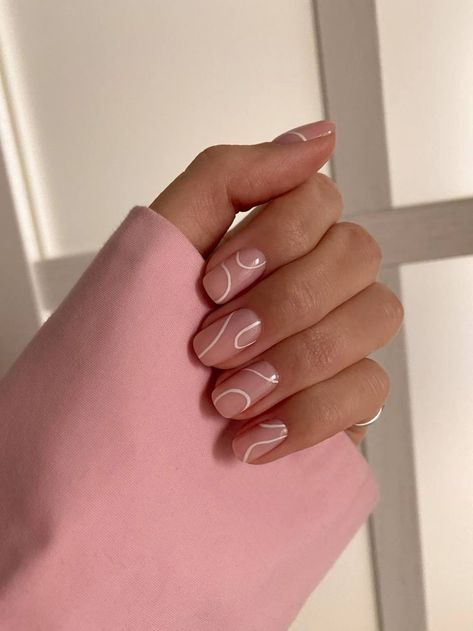 Stylish Acrylic Nails, Trendy Acrylic Nails, Nails Coffin Short, Hello Nails, Spring Acrylic Nails, Romantic Nails, Subtle Nails, Gelish Nails, Gel Nails Diy