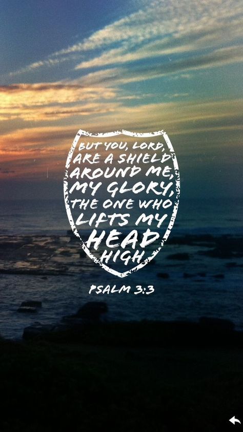 But you, Lord are a shield around me Psalm 3 3, Psalm 3, Mere Christianity, Give Me Jesus, How He Loves Us, Amazing Grace, Spiritual Inspiration, Verse Quotes, Bible Verses Quotes