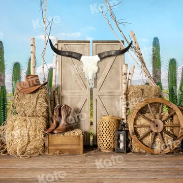 Wild West Backdrop, Cactus Backdrop, Western Backdrop, Wild West Desert, Wild West Birthday Party, Cowboy Wild West, Wild West Birthday, Cowboy Theme Party, Wild West Theme