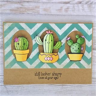 Paper Cactus, Cactus Craft, Greeting Card Inspiration, Hand Made Greeting Cards, Card Sayings, Birthday Cards Diy, Get Well Cards, Card Sketches, Watercolor Cards