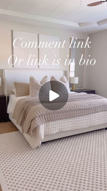 Nicole Boyle on Instagram: "Click the link in my bio. If you love the look and feel of high end bedding, you will love this find. The quilts come in 10 colors, I got Ivory and beige. They are so so soft, and look great. The waffle knit comes in 18 colors, I got the taupe. Sharing all my bedroom details." Ivory Bedroom Ideas, High End Bedding, Ivory Bedroom, Bedroom Details, Guest Bathrooms, Amazon Buy, Sleep Tight, My Bedroom, Updating House