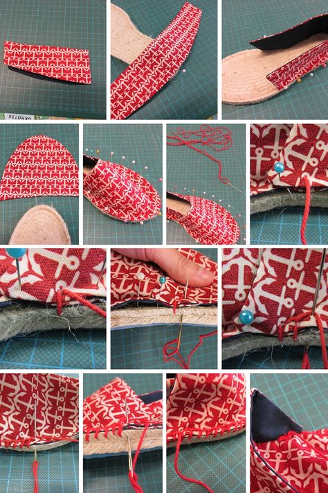 Sharing my love of all things craft including tutorials, hints and tips and lots of inspiration. Diy Slippers, Espadrilles Shoes, Shoe Pattern, Upcycled Clothing, Upcycle Clothes, My Love, Espadrilles, Slippers, Couture