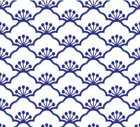 Chinese Porcelain Pattern, Blue Pottery Designs, Scales Pattern, Chinese Prints, 달력 디자인, Paper Decoupage, Chinese Pattern, Rice Paper Decoupage, Soyut Sanat Tabloları