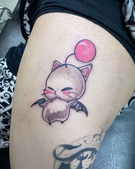 Chocobo Tattoo, Moogle Tattoo, Marvel Fandom, Breath Of Fire, Video Game Tattoo, Gamers Anime, Gaming Tattoo, Anime Tattoos, Tattoo Tattoo