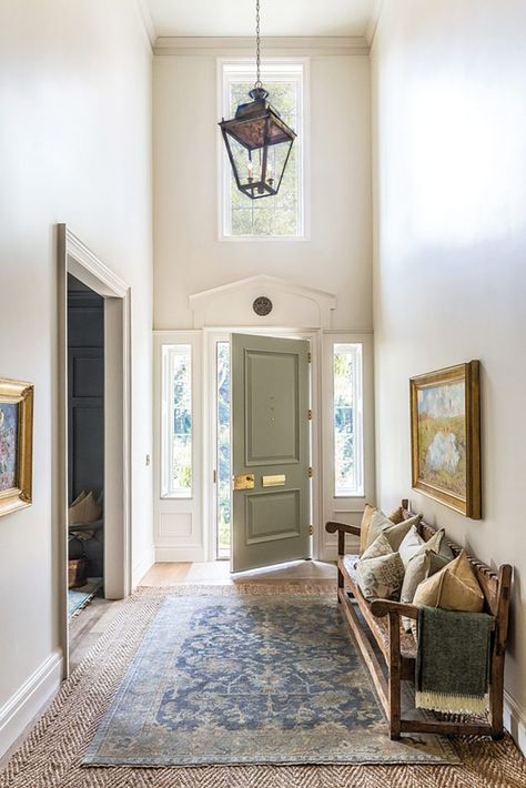 House Tour: An Inviting Scottish-Inspired Home by Establish Design - Utah Style and Design Utah Style, Photo Shoot Location, Vaulted Ceilings, British Heritage, Entry Way, Vaulted Ceiling, Manor House, Paint Color, Muted Colors