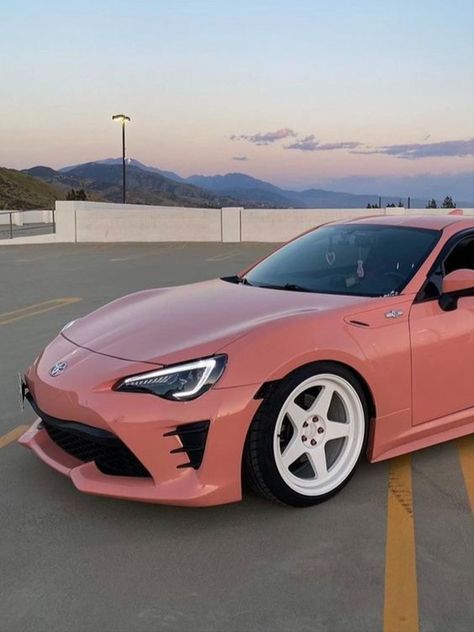 Pink Toyota 86, Toyota 86 Wallpaper, Pink Car Wallpaper, Pink Toyota, 86 Wallpaper, 86 Toyota, Aesthetic Adventure, Barbie Car, Toyota Gt86