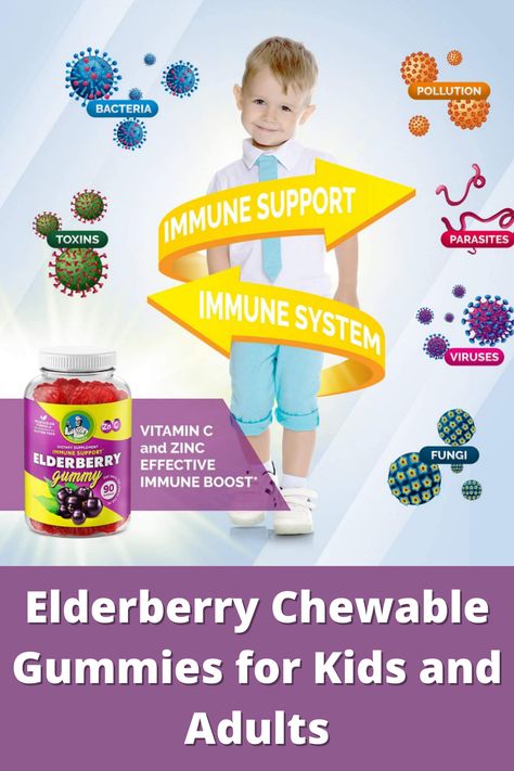 elderberry Elderberry Extract, Chewable Vitamins, Black Elderberry, Vitamin C And Zinc, Immune Health, Immune Boosting, Vitamin C, Natural Ingredients, All Natural