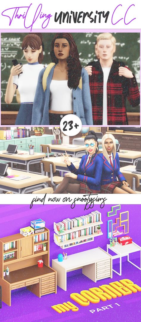 sims 4 university mods Sims 4 Cc Must Have Mods, Sims 4 Back To School Cc, Sims 4 Student Cc, Sims 4 Principal Cc, Sims 4 Private School Cc, Sims 4 Cc University Furniture, School Mods Sims 4, Ts4 College Cc, Sims4 College Cc