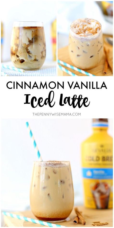 Vanilla Latte Recipe, Coffee Drinks At Home, Iced Latte Recipe, Fancy Coffee Drinks, Drinks At Home, Iced Coffee At Home, Iced Coffee Drinks, Easy Coffee Recipes, Making Coffee