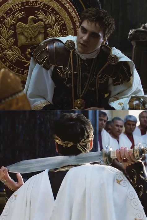 Commodus Gladiator Aesthetic, Gladiator Joaquin, Joaquin Phoenix Gladiator, Greek Cosplay, Roman Empire Aesthetic, Gladiator Aesthetic, Commodus Gladiator, Ancient Rome Aesthetic, Empire Movie