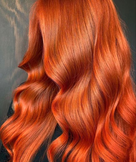 Bright Ginger Hair, Copper Orange Hair, Bright Copper Hair, Pumpkin Spice Hair Color, Cooper Hair, Pumpkin Spice Hair, Rachel Hair, Lush Hair, Cowboy Copper