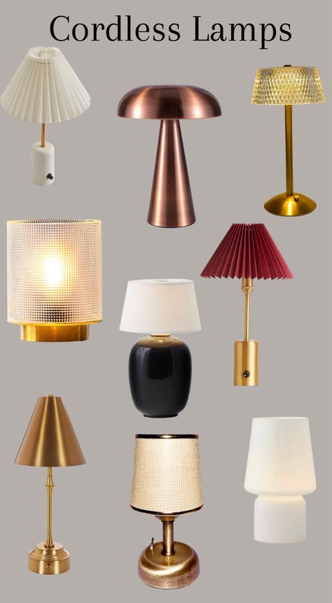 Wireless Lighting Ceilings, Whiskey Room, Apartment Vibes, Mushroom Table Lamp, Mushroom Table, Cordless Table Lamps, Mini Table Lamps, Cordless Lamps, Mini Lamp