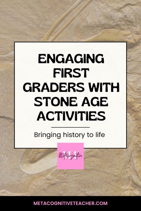 Engaging First Graders with Stone Age Activities Stone Age Activities, Stone Age Art, Stone Age Tools, Student Picture, Early Humans, Facebook Design, Modern Tools, Stone Age, Hands On Activities